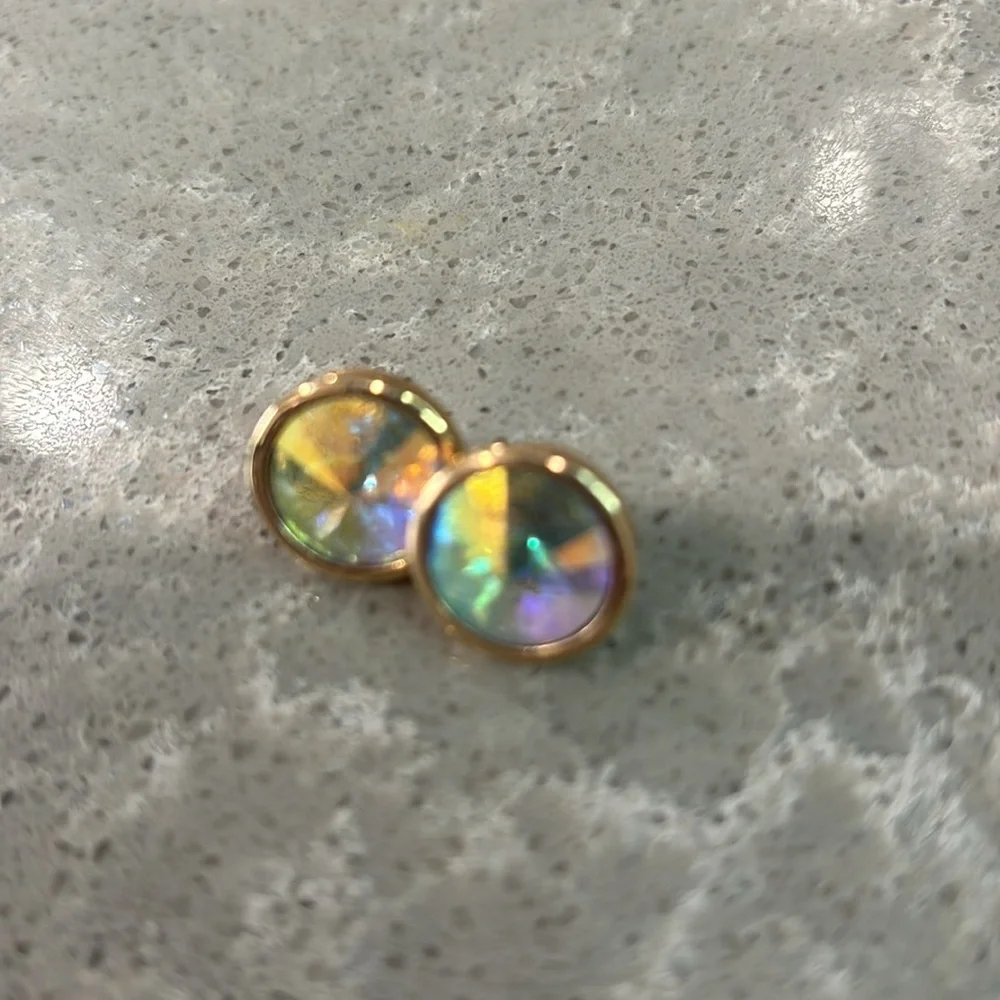 Vintage Avon Studded Earrings, Two Sets - Picture 2 of 6